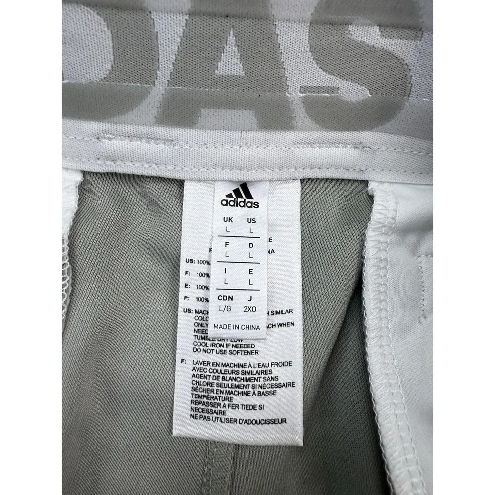 NEW Adidas Baseball Pants Aeroready Relaxed Fit Open Bottom | Grey | Size Large